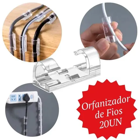 Organizador de fios adesivo - foto 1