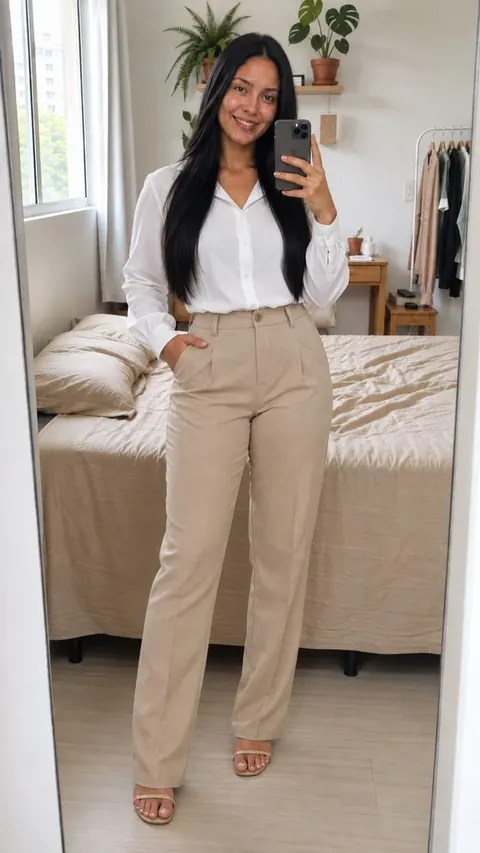 Camisa social de crepinho - foto 1