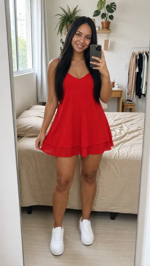 Vestido curto soltinho - foto 1